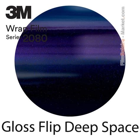 3m 2080 Gp278 Gloss Flip Deep Space Wrapping Film Total Covering
