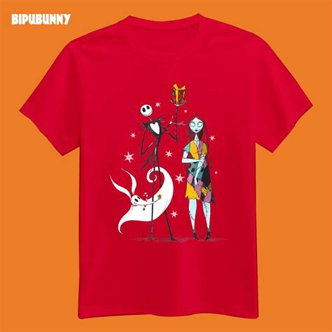 Jack And Sally Nightmare Before Christmas T Shirt Bipubunny Store