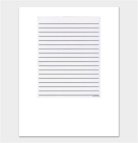 Printable Low Vision Writing Paper 1 2 Inch Special Education
