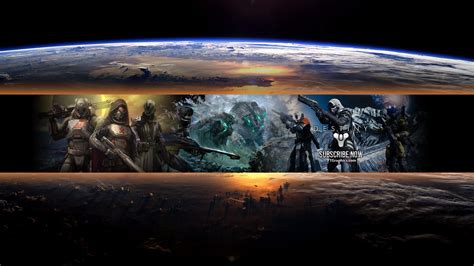 Destiny Youtube Channel Art Banners