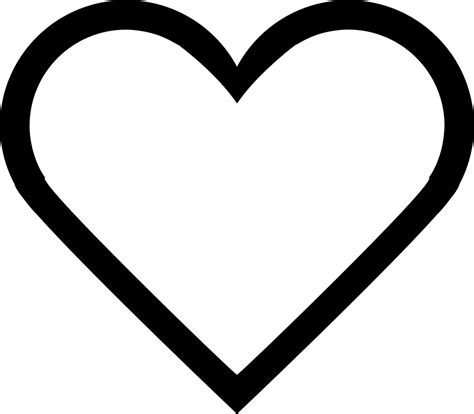 Download Like Social Heart Button Outline Svg Png Icon Free Download (#56552) - OnlineWebFonts.COM