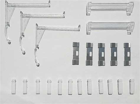 35 Vertical Blind Replacement Parts Kit Repair Hardware Carrier Clips