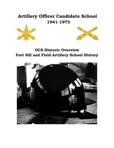 Artillery Officer Candidate School Field Artillery Ocs Alumni Chapter