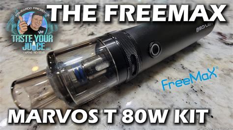 A Pbusardo Presentation The Freemax Marvos T 80w Kit Youtube