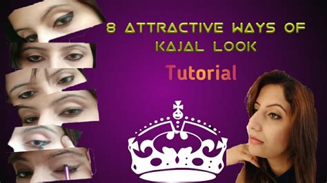 It is believed that applying kajal to the baby's eye keeps the evil eye away. 8 Different kajal look || how to apply kajal for beginners ...