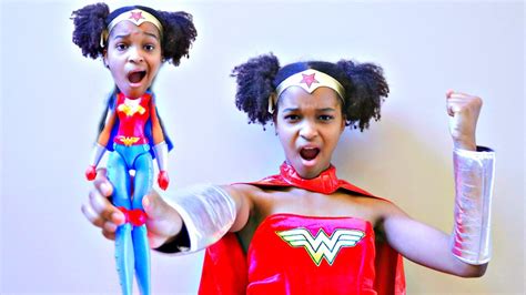 Shasha Turns Into A Toy Wonder Woman Doll Shiloh And Shasha Onyx