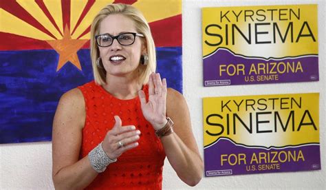 Kyrsten Sinema Takes Lead In Arizona Senate Race Washington Times