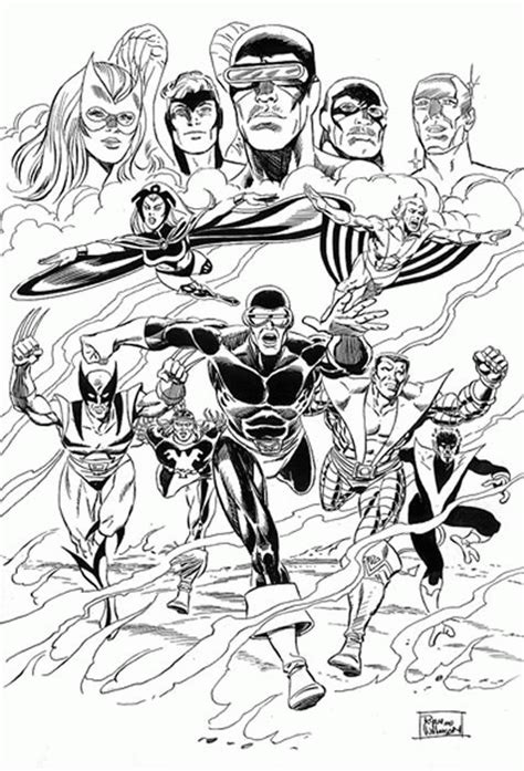 Interestingly, mutants in the marvel world are not only a few people, but rather numerous and divided into two big groups. X men Coloring Pages - Coloringpages1001.com