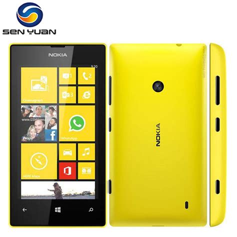 Original Nokia Lumia 520 Unlocked Mobile Phone Dual Core 3g Wifi Gps 4