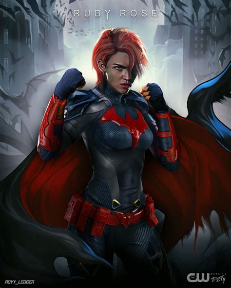 Ruby Rose As Batwoman Fanart Royy Ledger On Artstation At