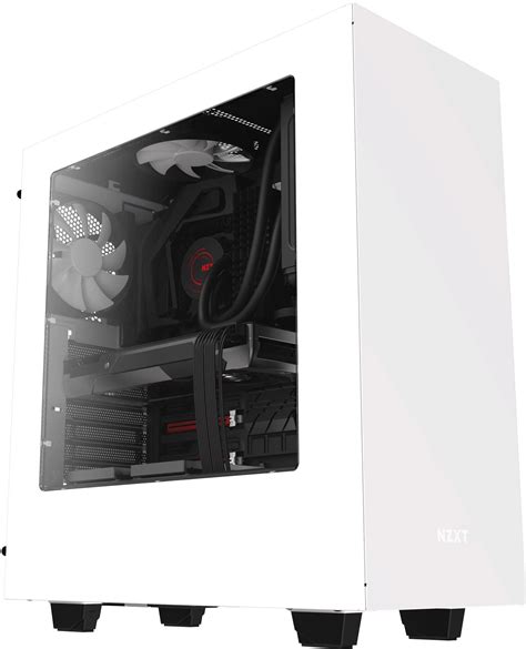 Best Buy Nzxt S340 Mid Tower Computer Case White Ca S340w W1