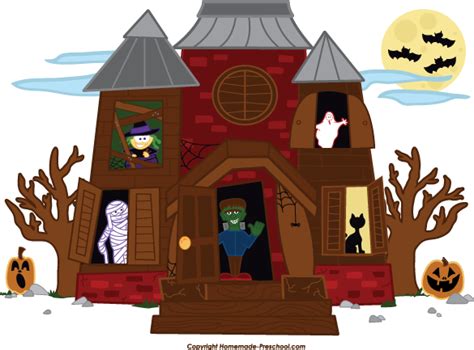 Haunted House Clipart Clipground