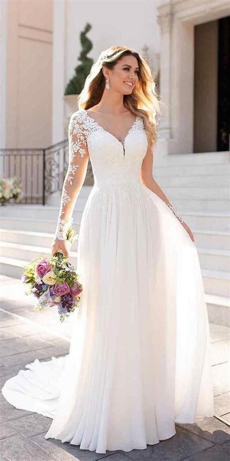 A Line Wedding Dress For Aire Beach Wedding Collection 2020 Bridal