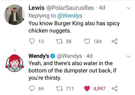 Wendys Twitter Is Savage Rmurderedbywords