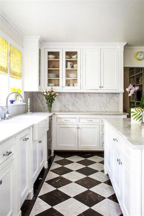 White Kitchen Floor Tiles The Perfect Choice For A Modern And Chic