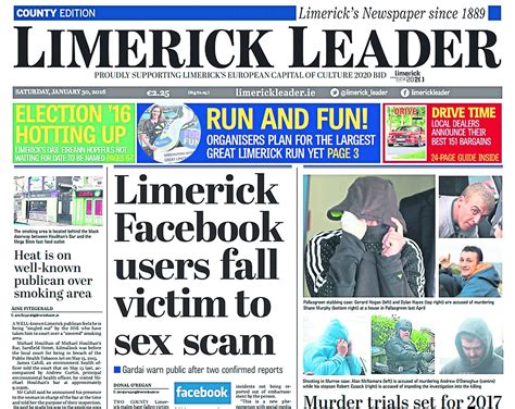 Online Sex Scams Limerick Men Tricked And Blackmailed Limerick Live