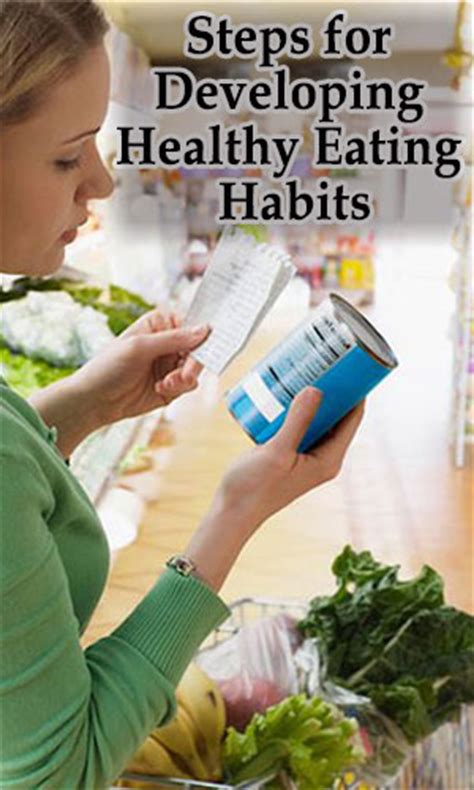 Steps For Developing Healthy Eating Habits Lifelivity