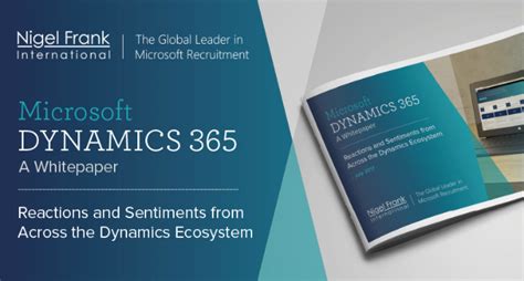 Dynamics 365 The Experts Weigh In Nigel Frank
