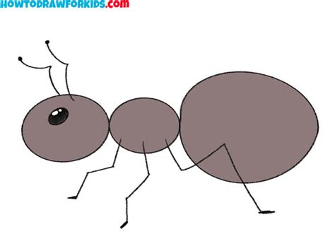 How To Draw An Ant Easy Drawing Tutorial For Kids