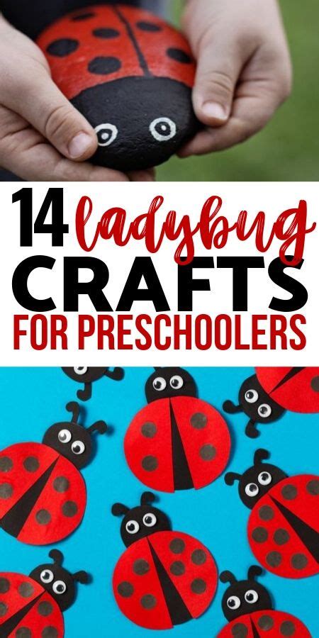 14 Ladybug Activities and Crafts for Preschoolers | Preschool crafts