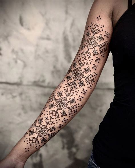 Ornamental Dotwork Arm Best Tattoo Design Ideas In 2020 Tattoos