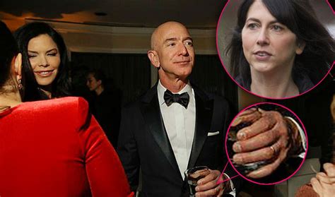 jeff bezos cheating scandal — photographed with mistress wearing wedding ring