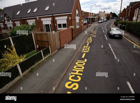 New 'school keep clear' markings have been painted on a Wolverhampton ...