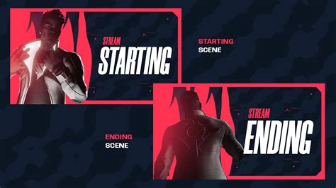 Twitch Overlay Package Valorant Theme Behance