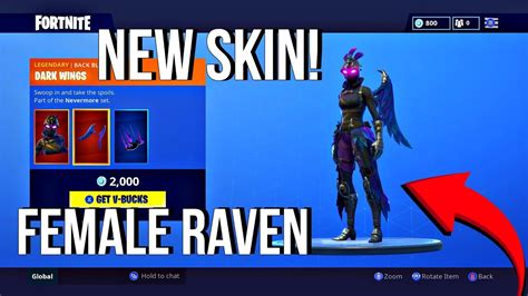 New Ravage Skin Female Raven Fortnite Battle Royale Daily Update