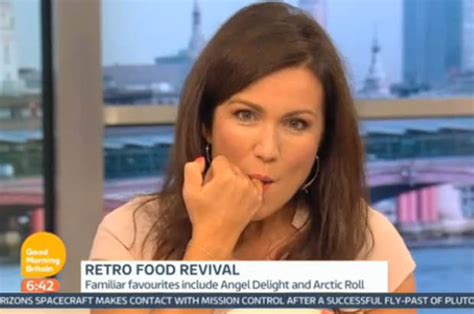 Susanna Reid Sucks Angel Delight From Fingers On Good Morning Britain