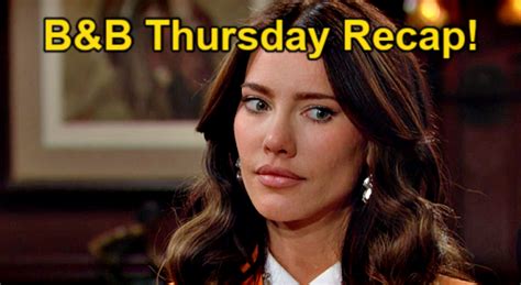 The Bold And The Beautiful Spoilers Recap Thursday May 11 Steffy Looks Uneasy Over Hope And