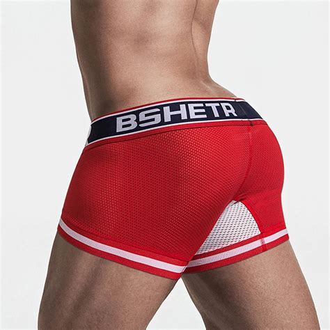 תחתוני בוקסר super hot sexy men underwear boxers new mesh boxer shorts men pants trunks