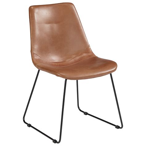 Invite brown faux leather/steel side chair by modway. Magnolia Home by Joanna Gaines Boho Molded Shell Side ...