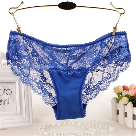 Soft Breathable Sexy Women Panty Low Rise Knickers Hollow Briefs Ultra Thin Underwear Lace