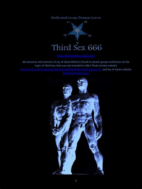 Third Sex 666 Pdf Pdf Homosexuality Heterosexuality