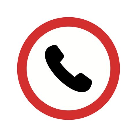 Vector Telephone Road Sign Icon 421507 Vector Art At Vecteezy