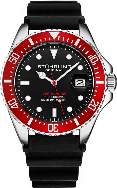 Stuhrling Original Dive Watch For Men Pro Diving Watch Sports