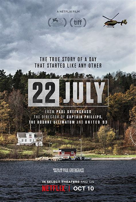 With anders danielsen lie, jonas strand gravli, jon 22 july looks at the disaster itself, the survivors, norway's political system and the lawyers who worked on. 22. Juli - Film 2018 - FILMSTARTS.de