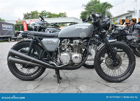 Honda 550 Four Motorcycle At Philippine Moto Heritage Weekend Editorial