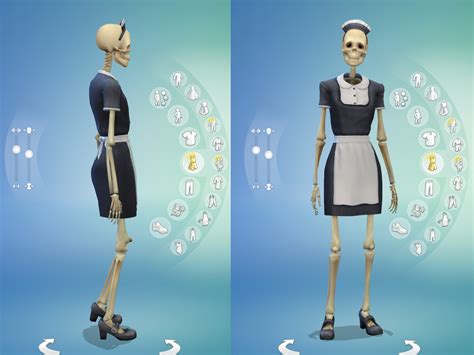 Mod The Sims Paranormal Stuff Bonehilda Outfit Edited Mesh Update