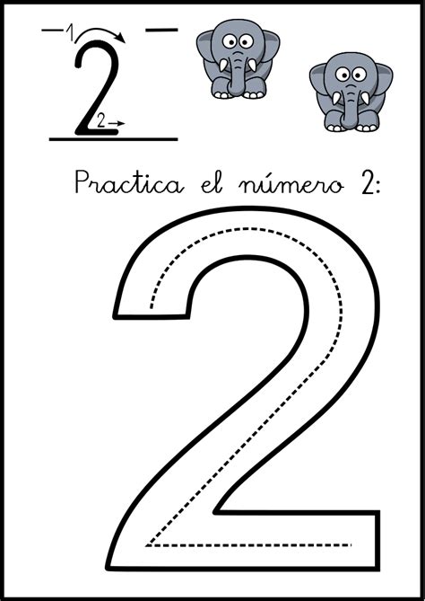 Fichas Para Imprimir Del Numero 2 Kulturaupice