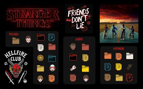 Stranger Things Folder Icons Free Windows And Mac Folder Icons