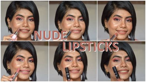 Nude Lipsticks For Indian Dusky Skin Tone Affordable Best Nude Lipsticks Youtube