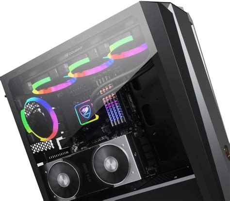 Cougar Mx Iron Rgb Mid Tower Case Cougar