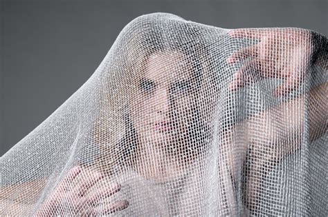 Attractive Woman Covered By A Veil Stock Image Image Of Beautiful Discrimination 1558037