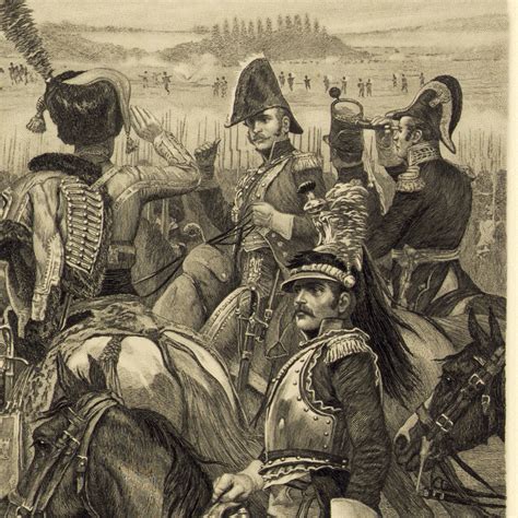 Battle Of Waterloo 1815 Napoleons Old Guard Art Print