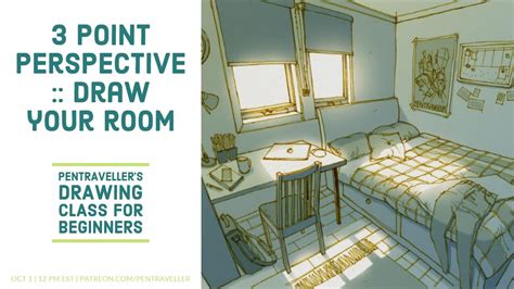 3 Point Perspective Draw Your Room Jeesoo Kim Skillshare