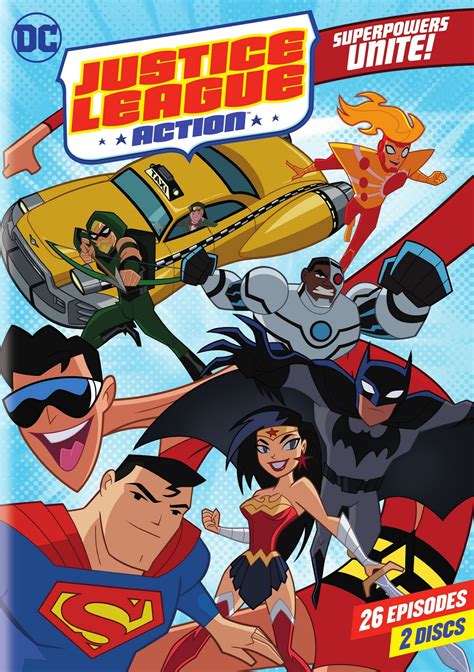 Justice League Action Superpowers Unite Season 1 Part 1 Dvd Best Buy