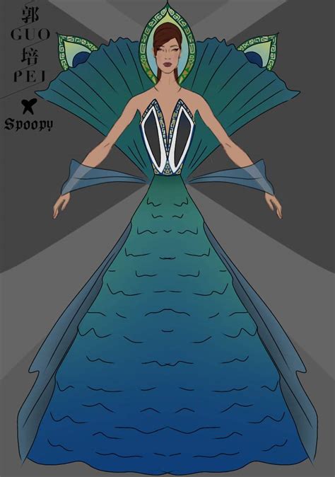 Peacock Dress Inspired By Guo Pei Introduction Art Amino