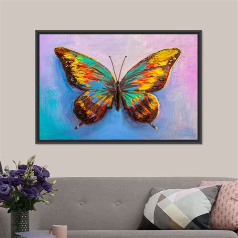 Multicolored Butterfly Wall Art Painting Butterfly Art Painting